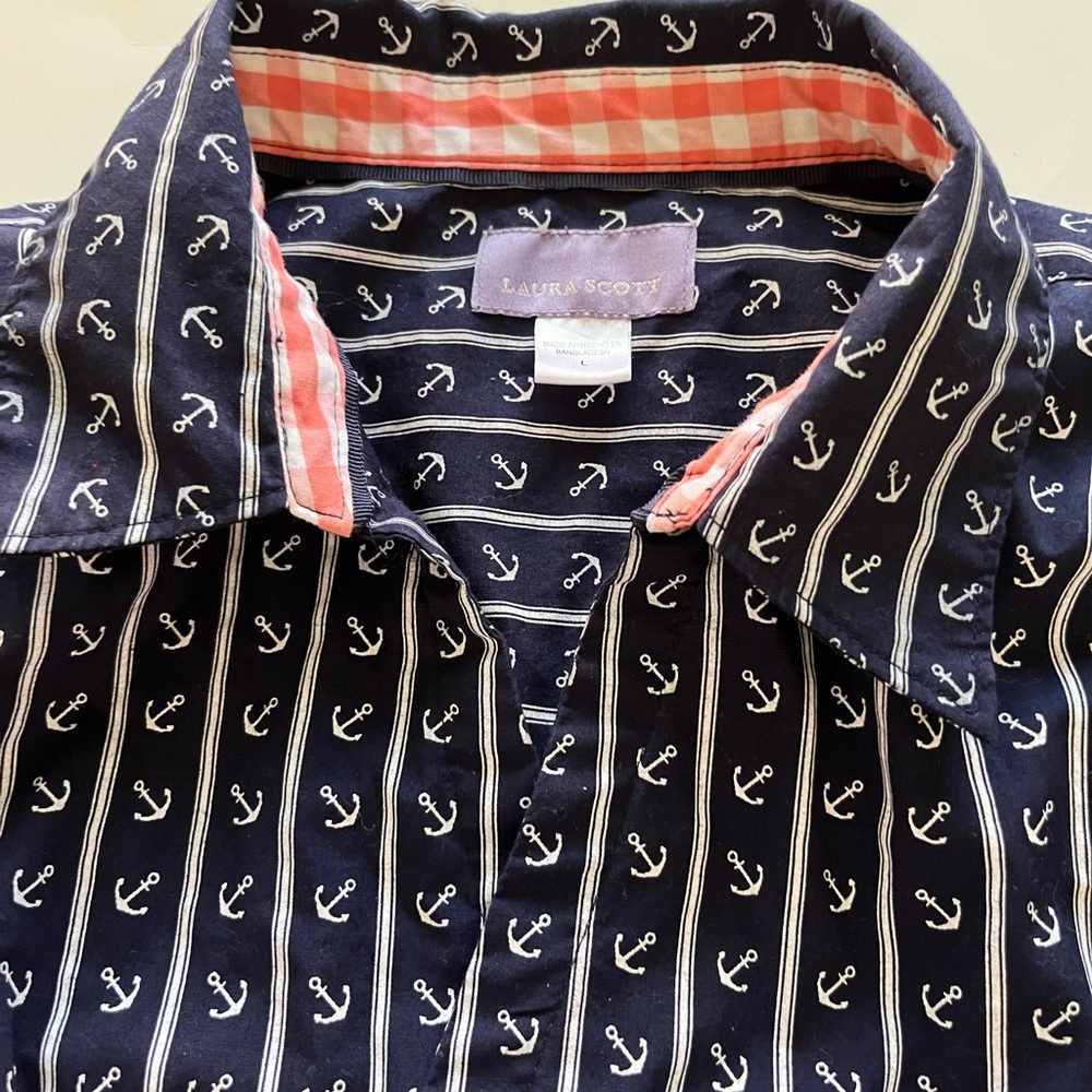 Anchor ⚓️ sleeveless summer shirt